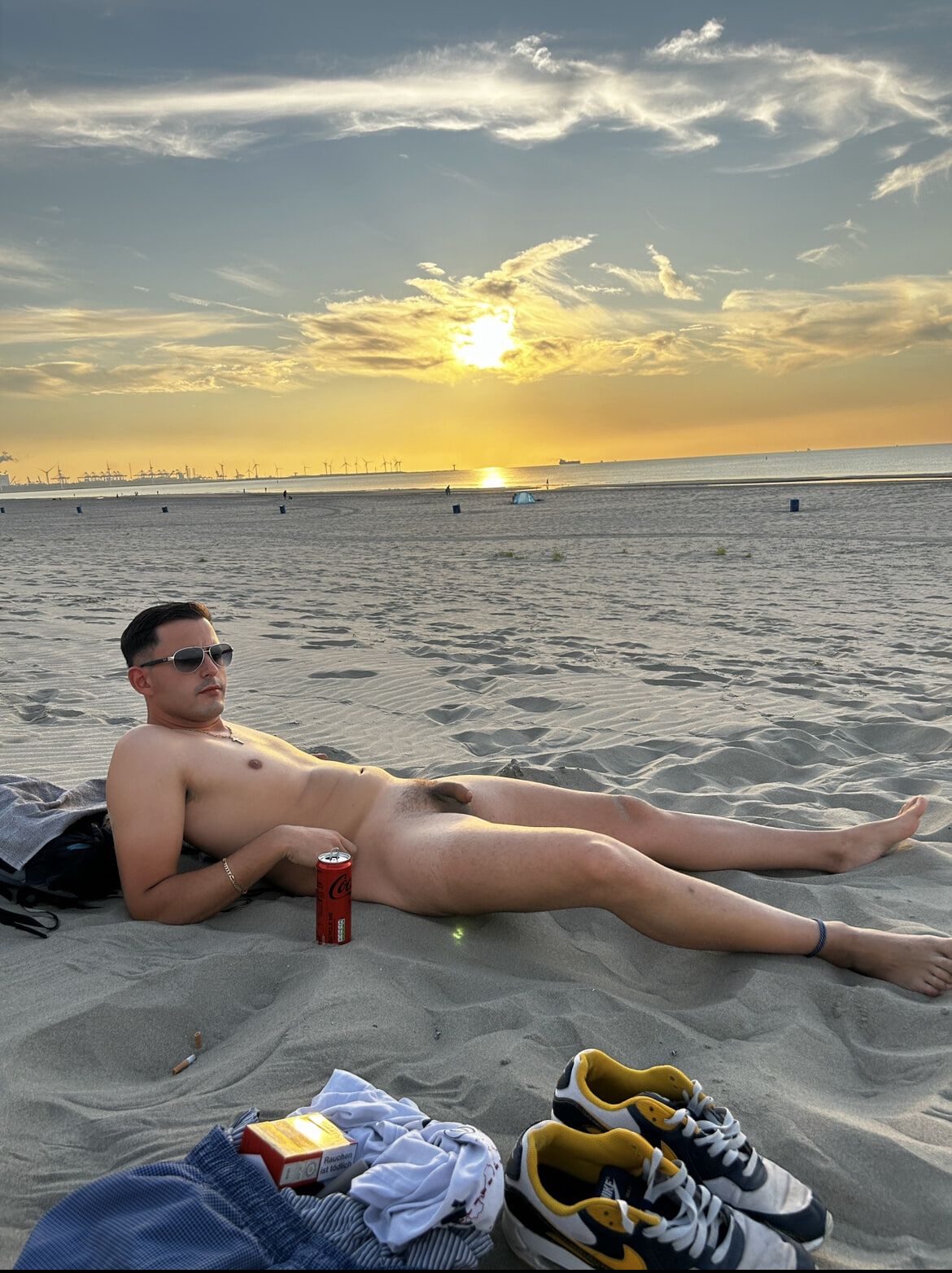  German boy on the nudist beach #8