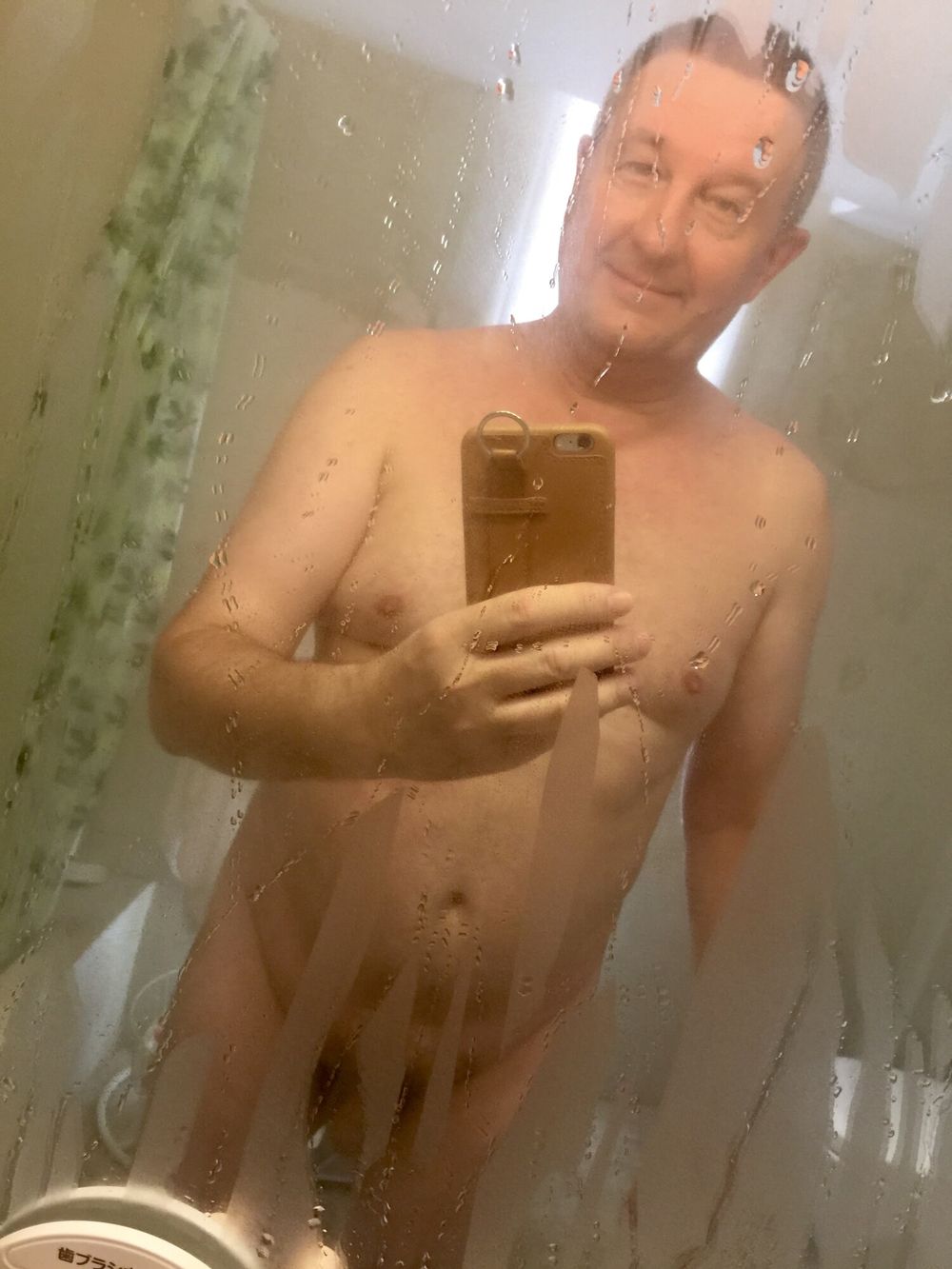 Cool daddy naked in the mirror #7