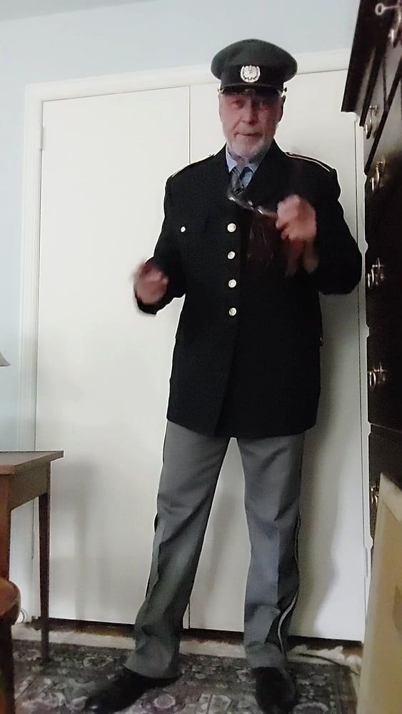Military officer dressing and in his office  #4