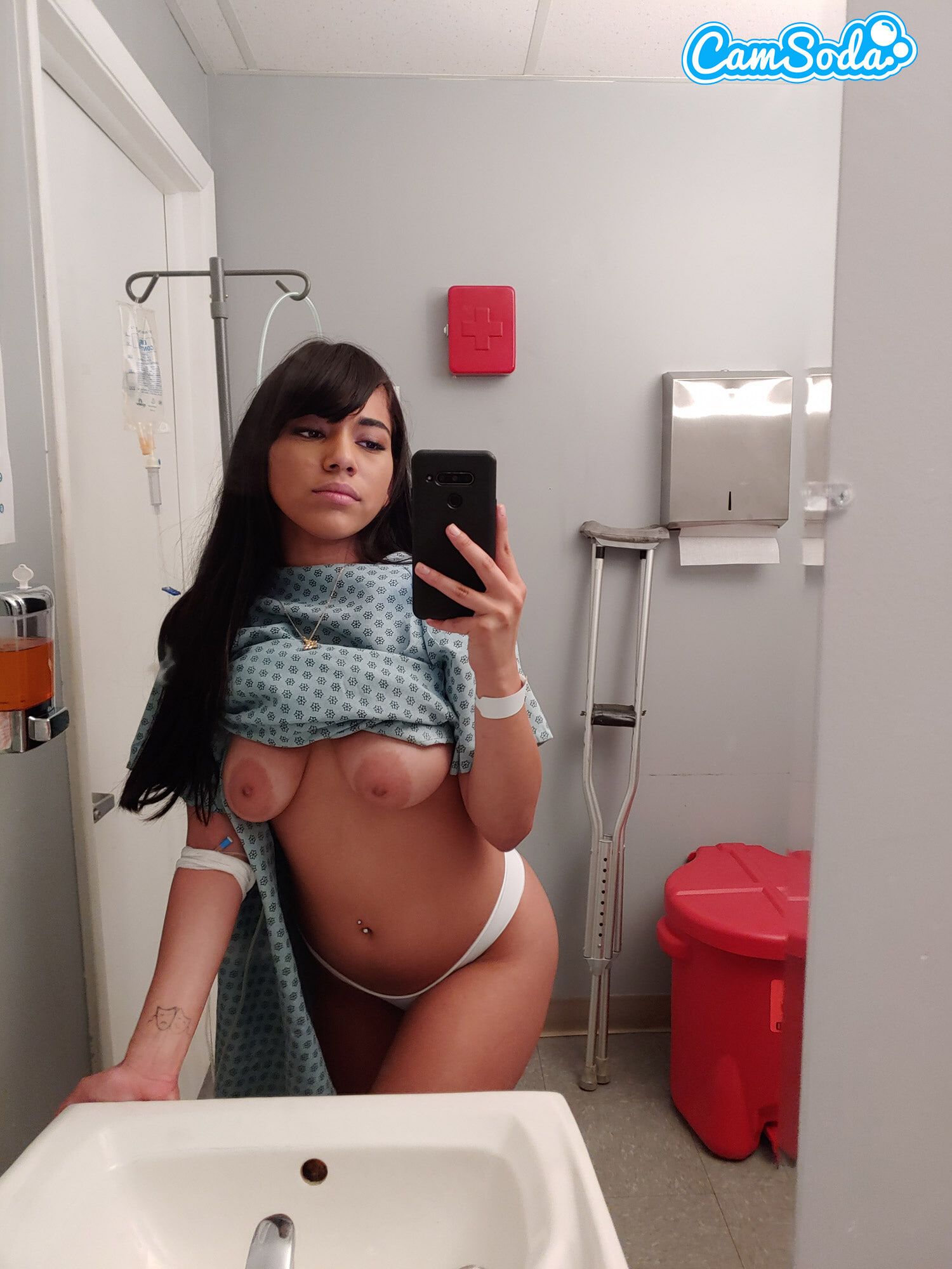 Big bootied latina teen gets horny in the ER #2