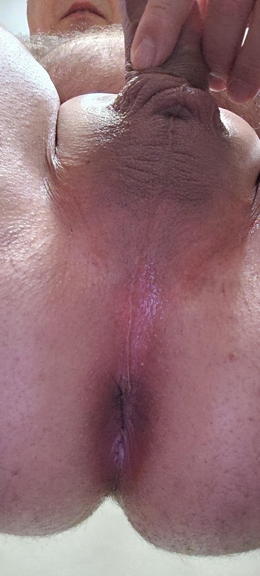 Freshly shaved, ready for a good fuck