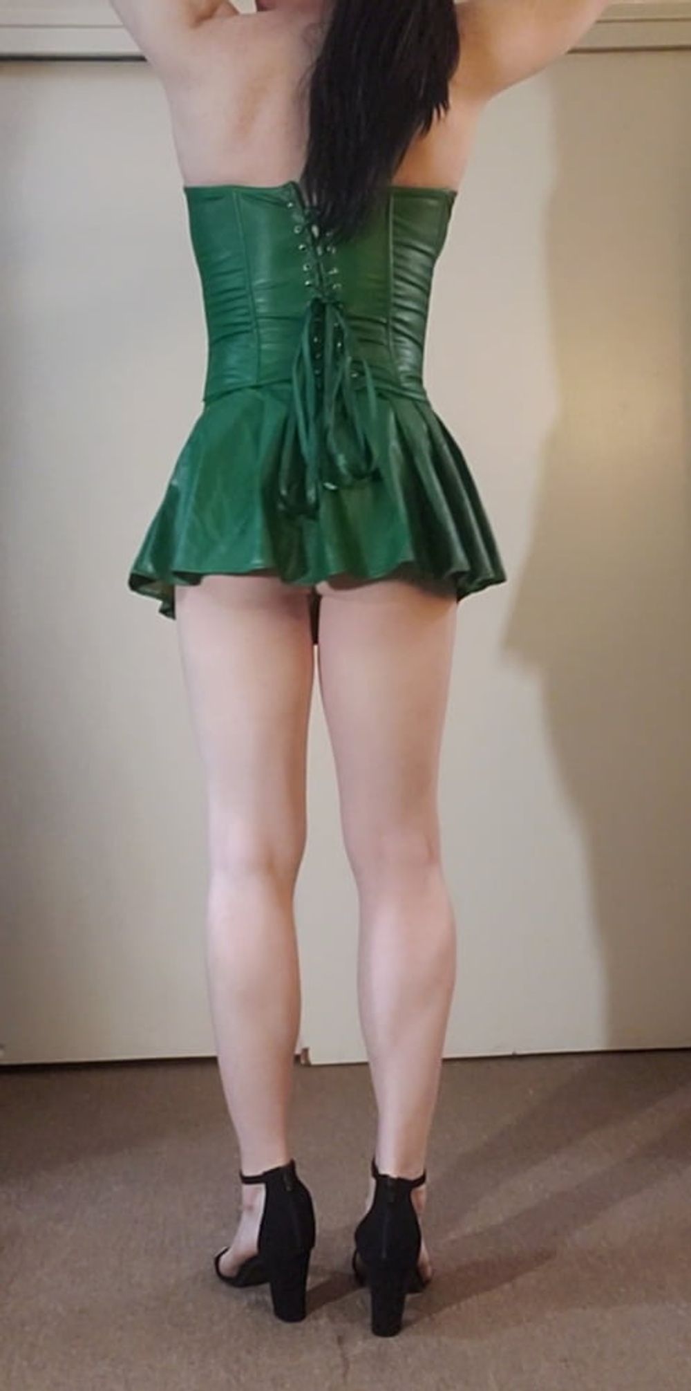 Green Corset Skirt #12