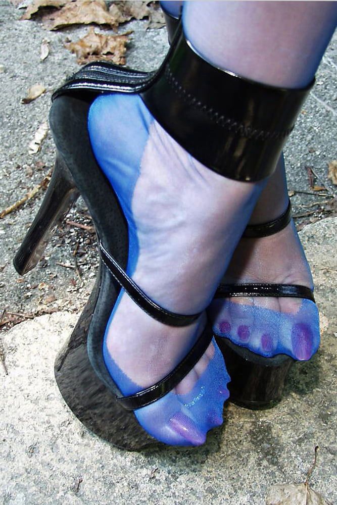 her heels and soles of feet #28