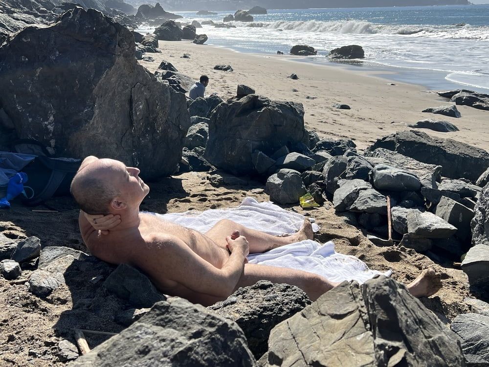 Public Nude Beach Erection #3