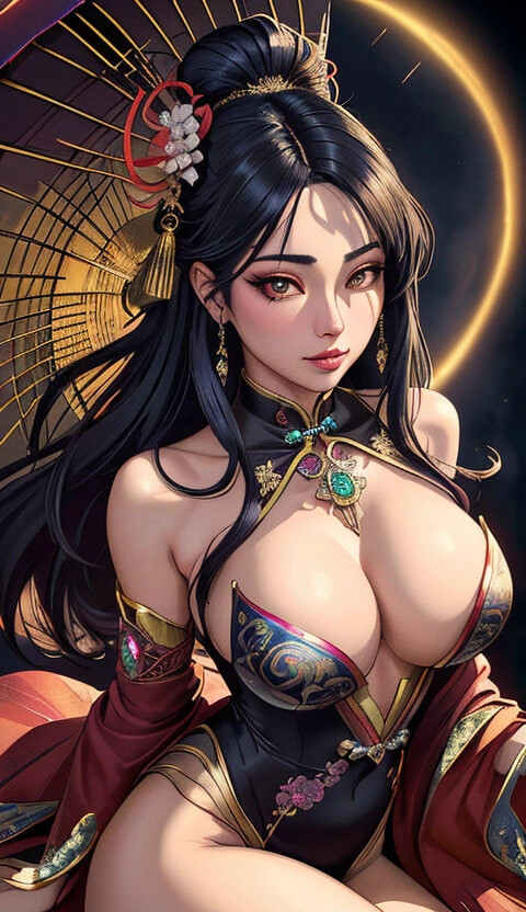 chinese temple (Ai models) #30
