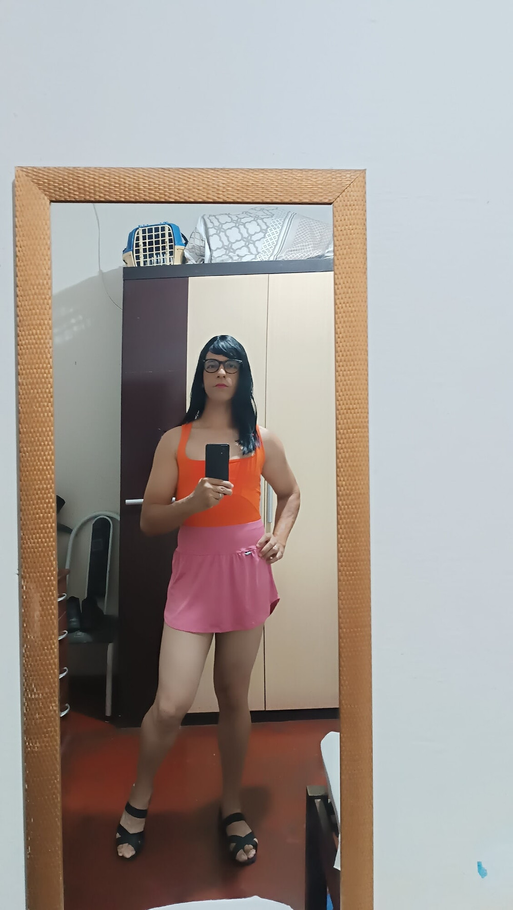 Sakura Bodysuit Orange And Dresser Pink  #25