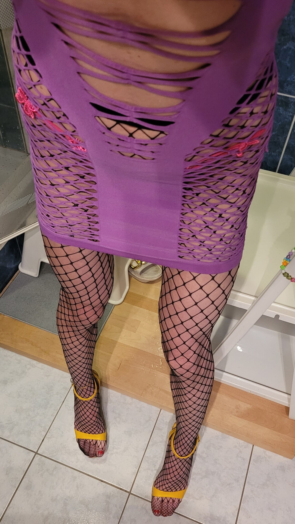 VioletBiTCH💜 Robe Resille Violette Full CAM4 VaneSsaBarBie #17