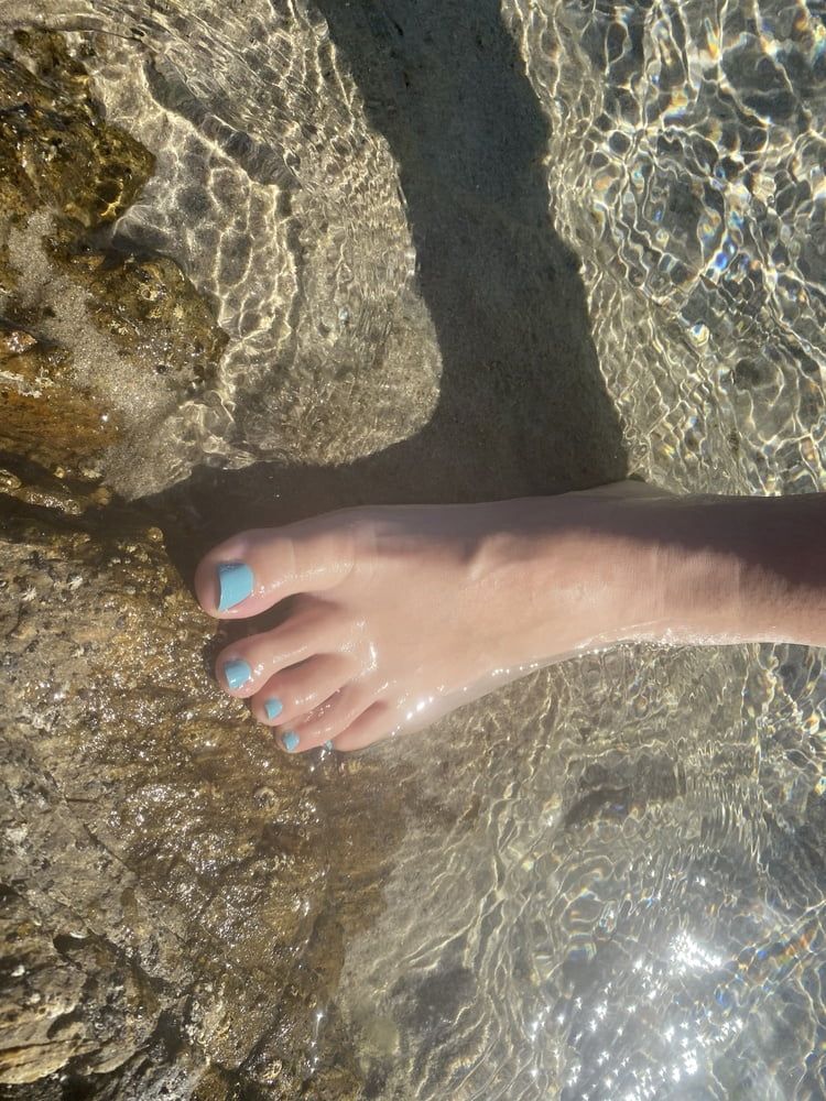Feet sandals beach #3