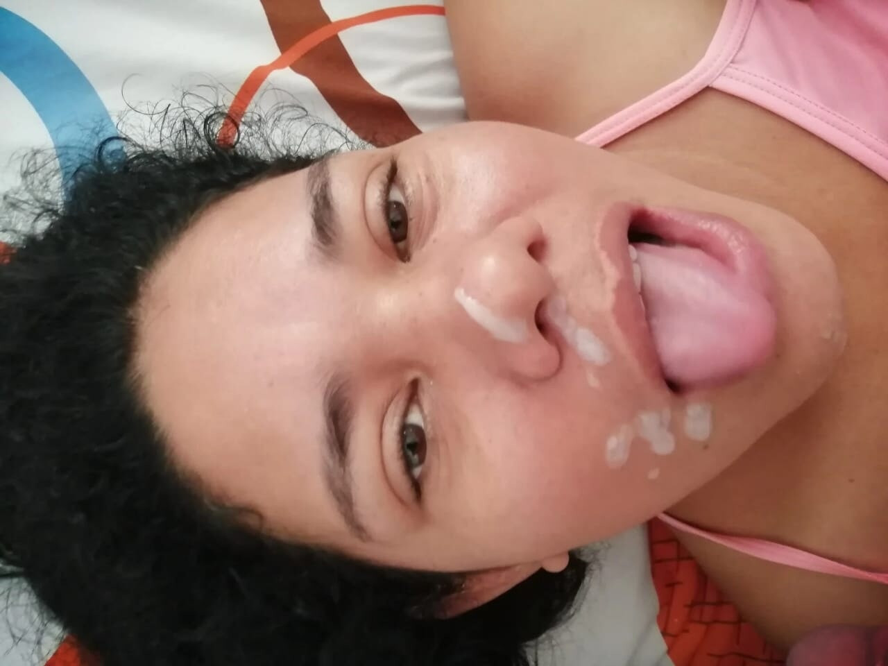 Leche en la cara