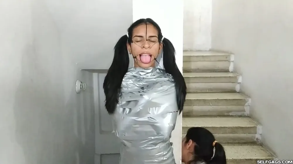 Mummified Latina Slut Mouth Hooked And Helpless #18