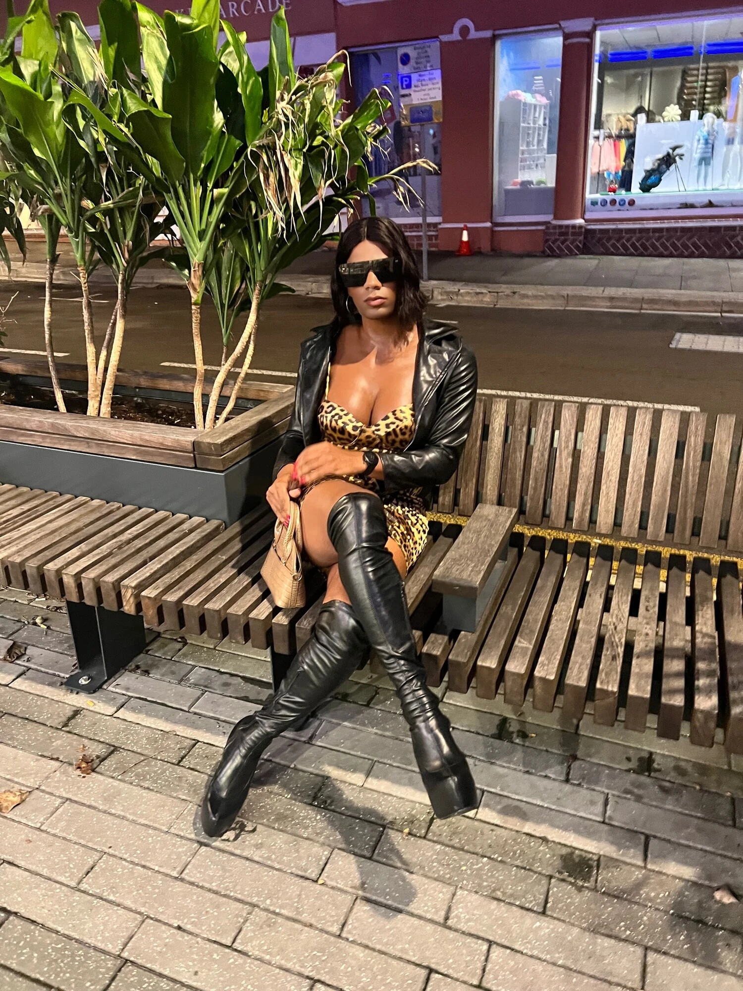 Sexy black crossdresser #8