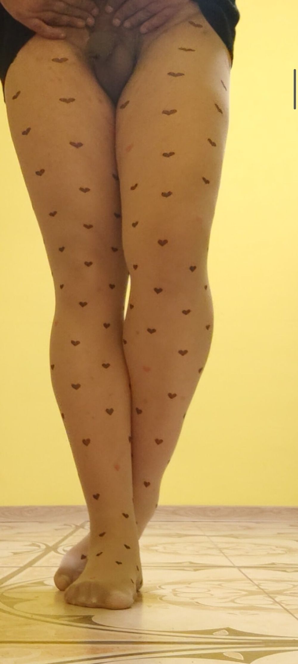 Ripple pantyhose on me #44