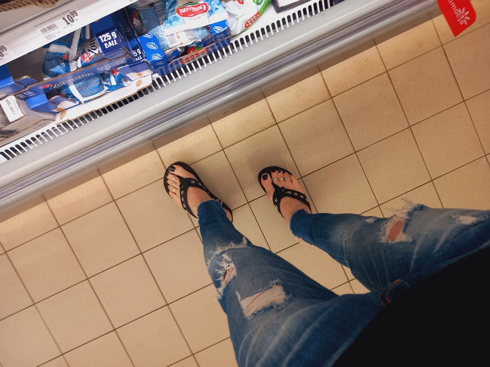 public crossdressing - shopping #9