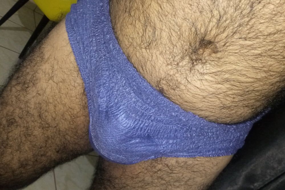 USING BLUE NAPPY TO GO OUT TO WORK  #7
