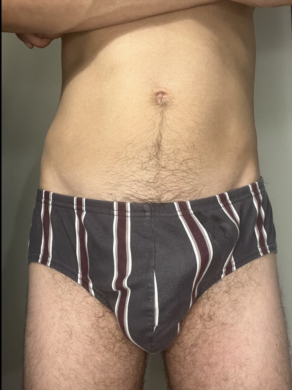 Playing in my retro-style briefs #17
