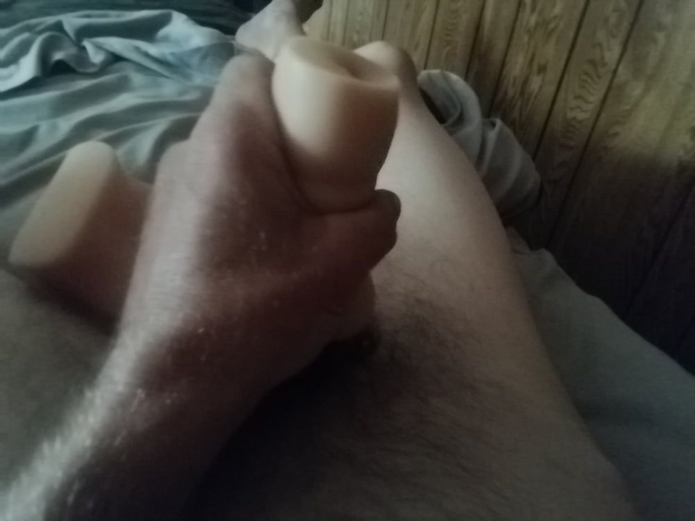 Broke toy with hard cock #2