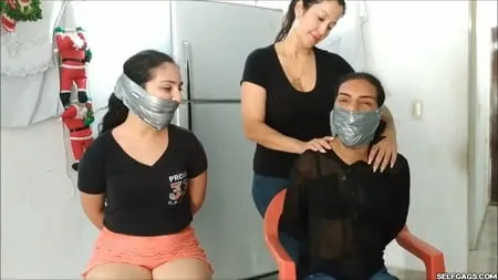 these girls wanted to be strongly gagged by milf selfgags         