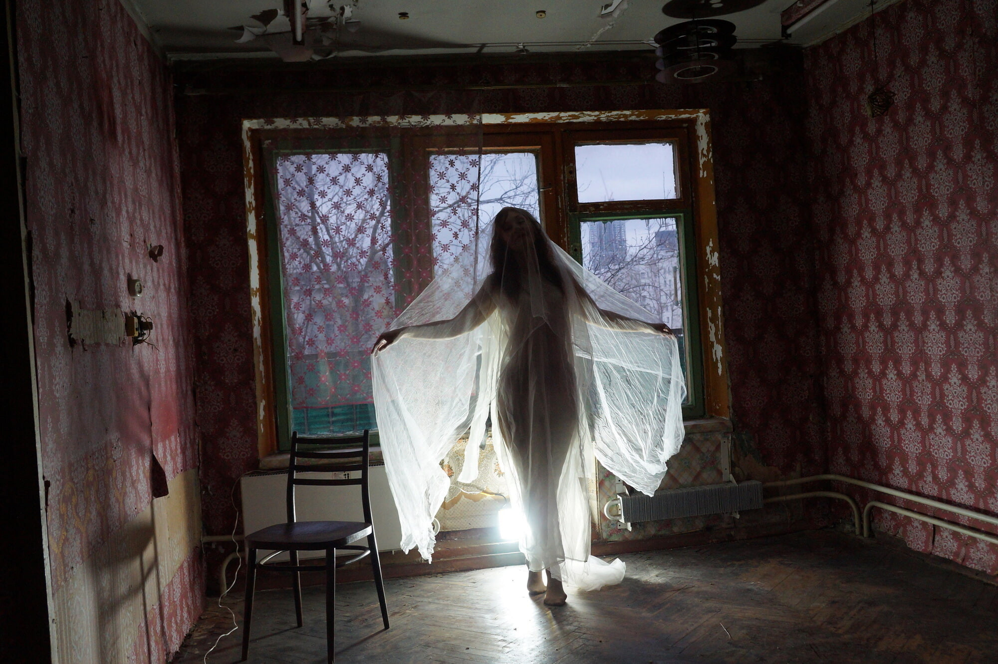 Ghost in a-maj in abandoned House #25