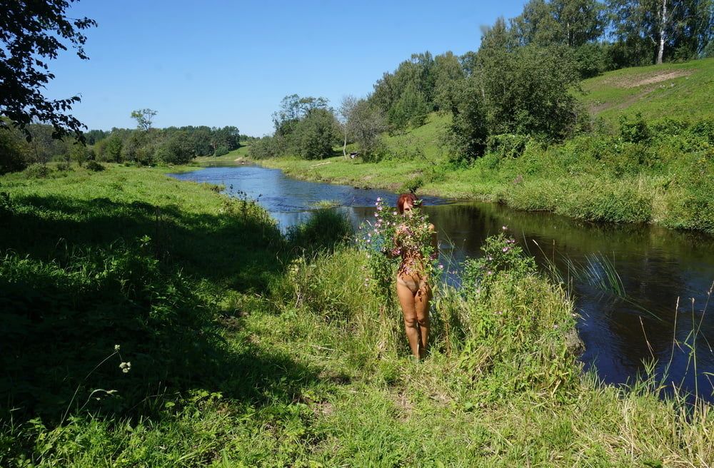 Nude walk upon river #26