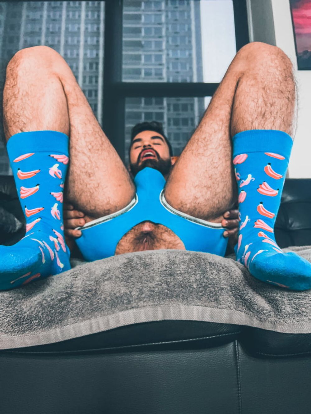 Blue Jockstrap / Blue Socks #20