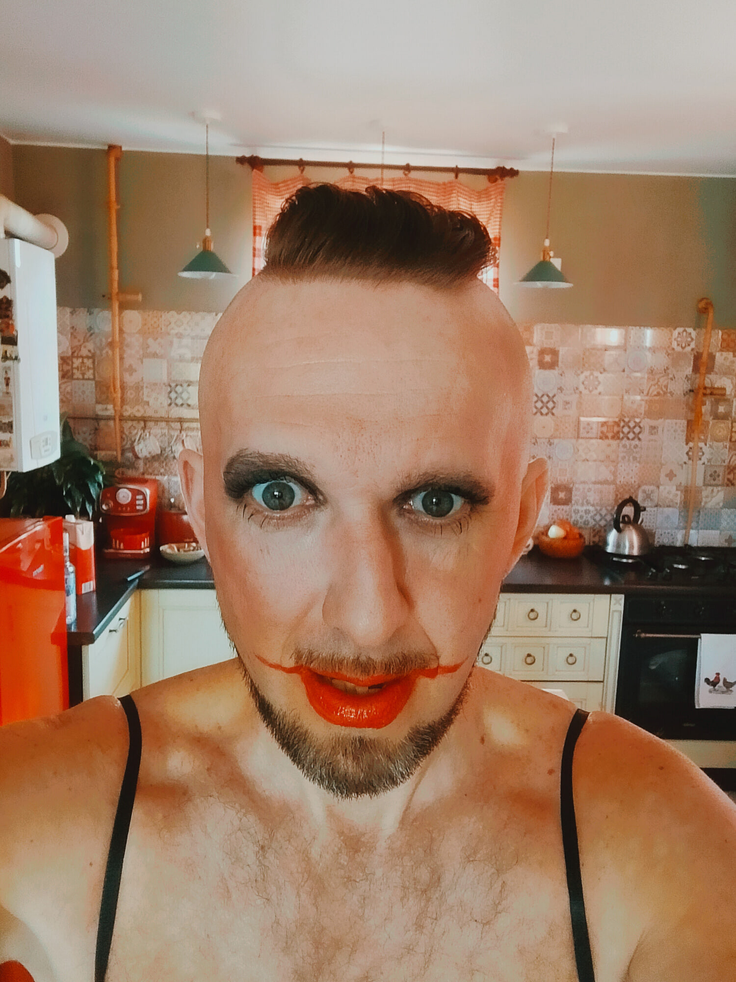 Young stepson first time cross dress #11