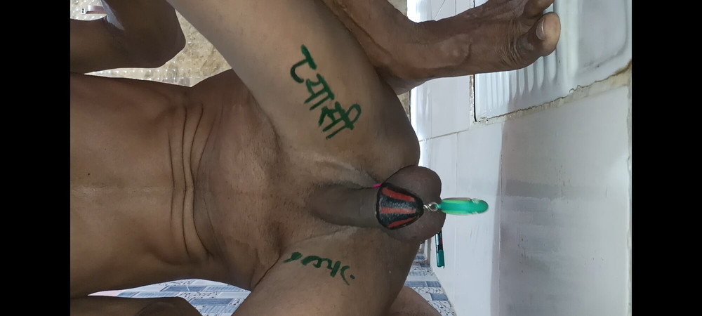 Sissy penis ring and tattoo #29