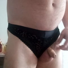 Cock in lace