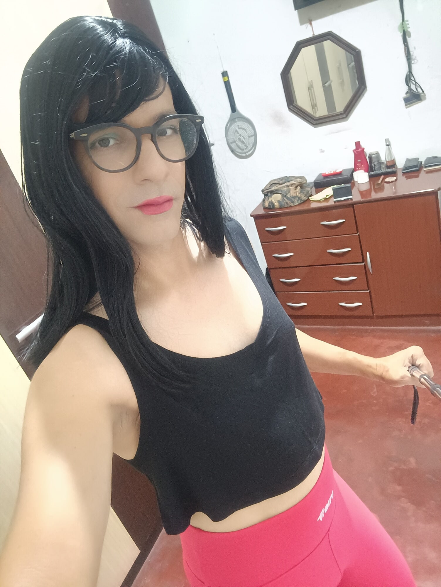 Sakura Nakamura Costume legs Red Gym #28