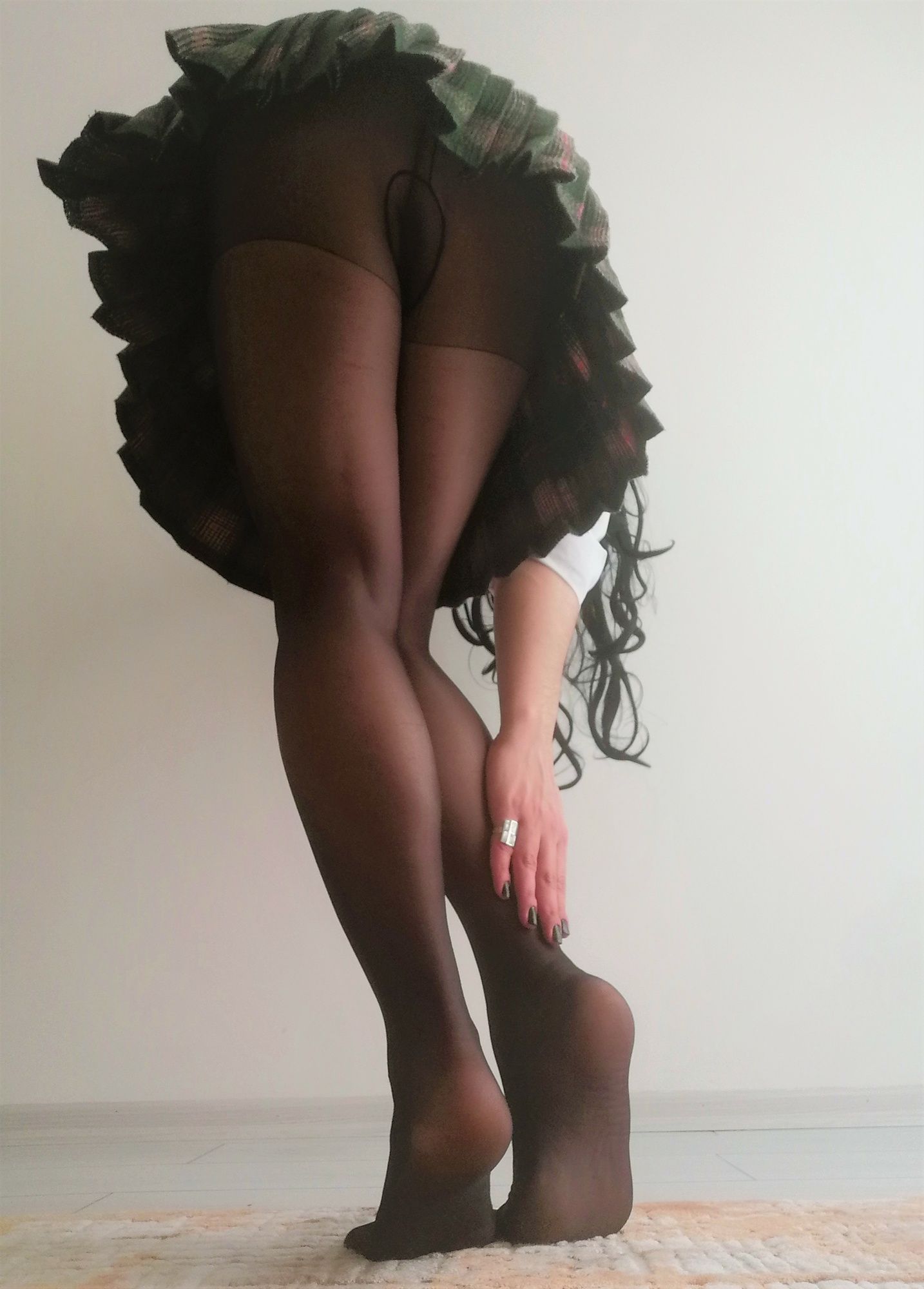 Black Pantyhose & Skirt #27