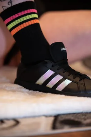 adidas sneaker and socks         