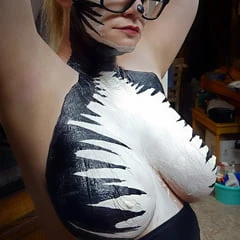 Halloween Body Paint Teaser! (non-nude)