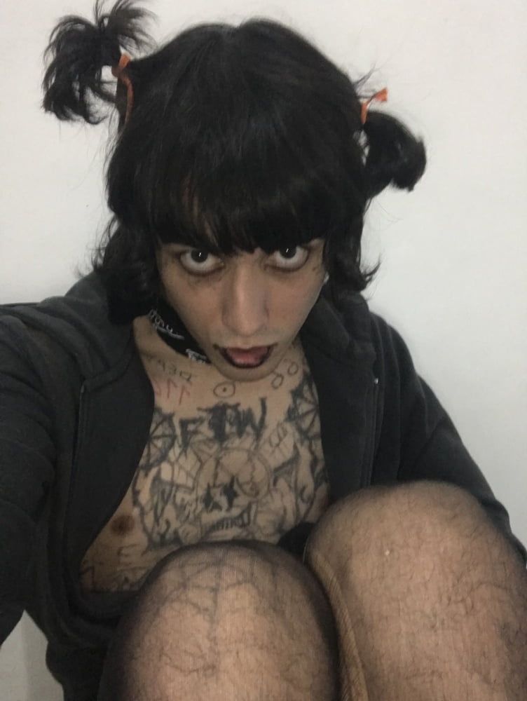Shemale Goth Sexy Futanari  #12