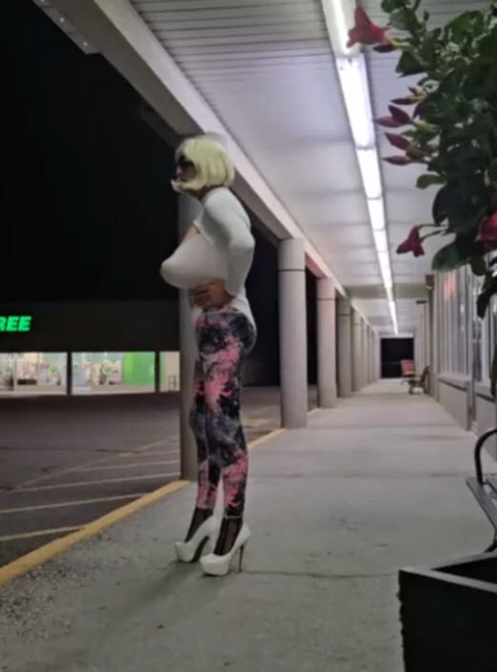 DeeDee69 Slut IN Body Suit in Public #3