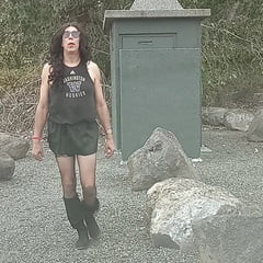 Rest area right by freeway