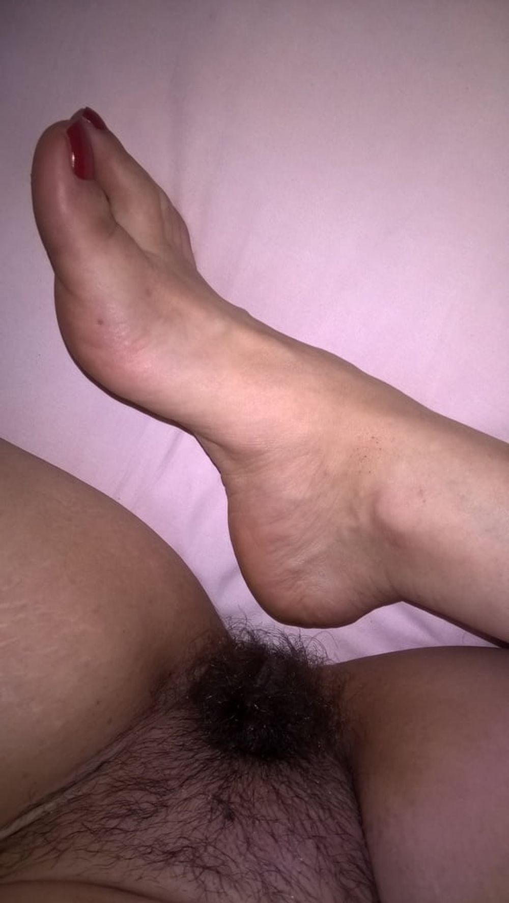 Hairy Mature Wife JoyTwoSex Feet #19