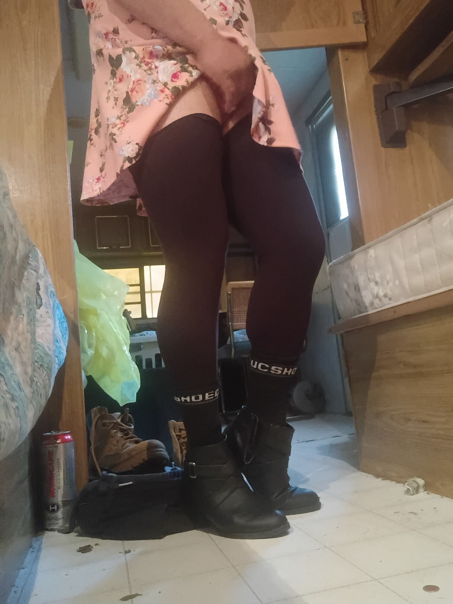 Sexy vestido en panty  #4