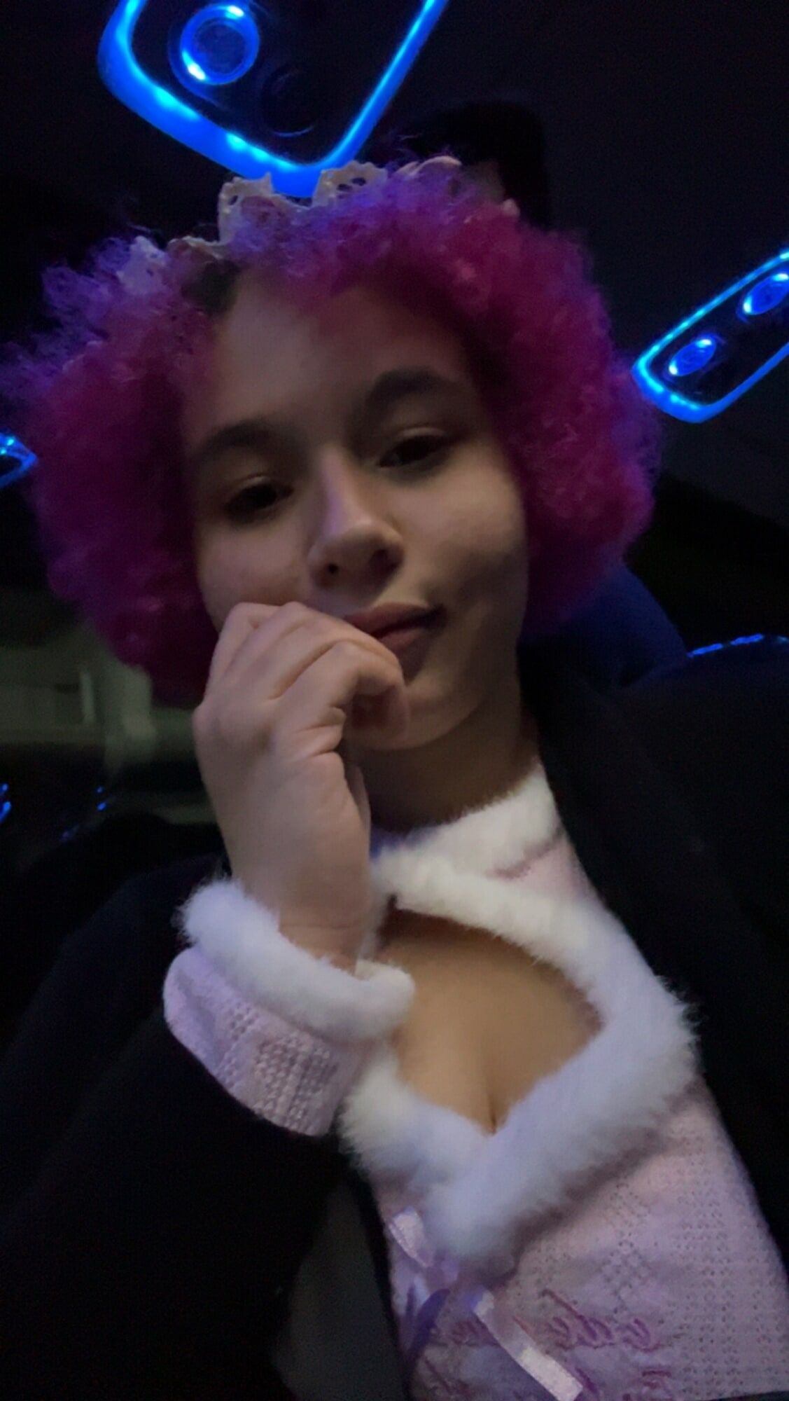 Cute chubby pink hair slut  #5