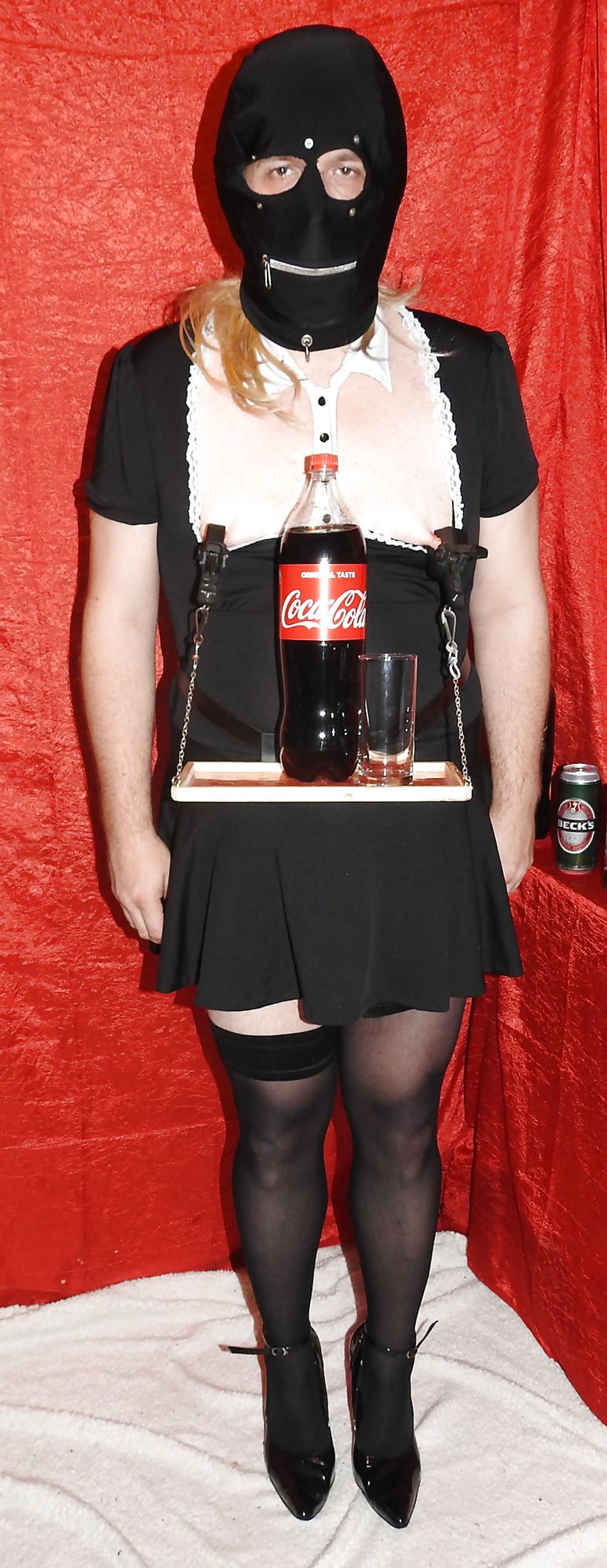 Sissy Maid Served Soft Drink #12