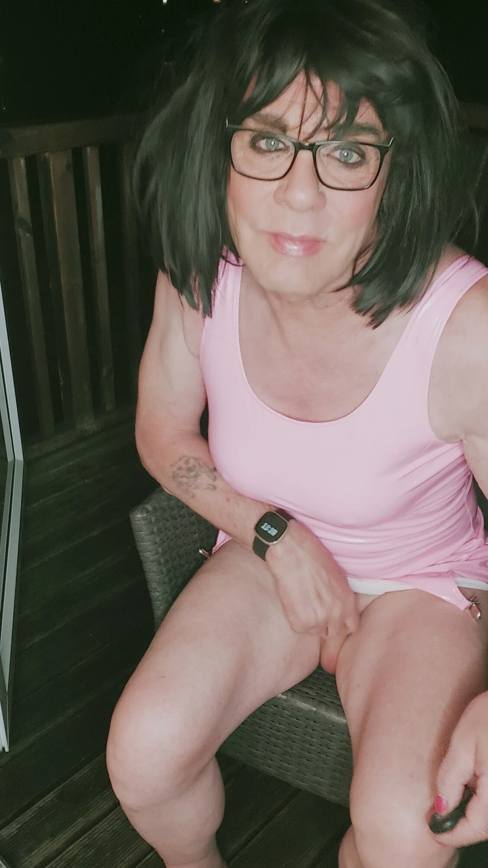 Crossdressing juniper beri in pink #3