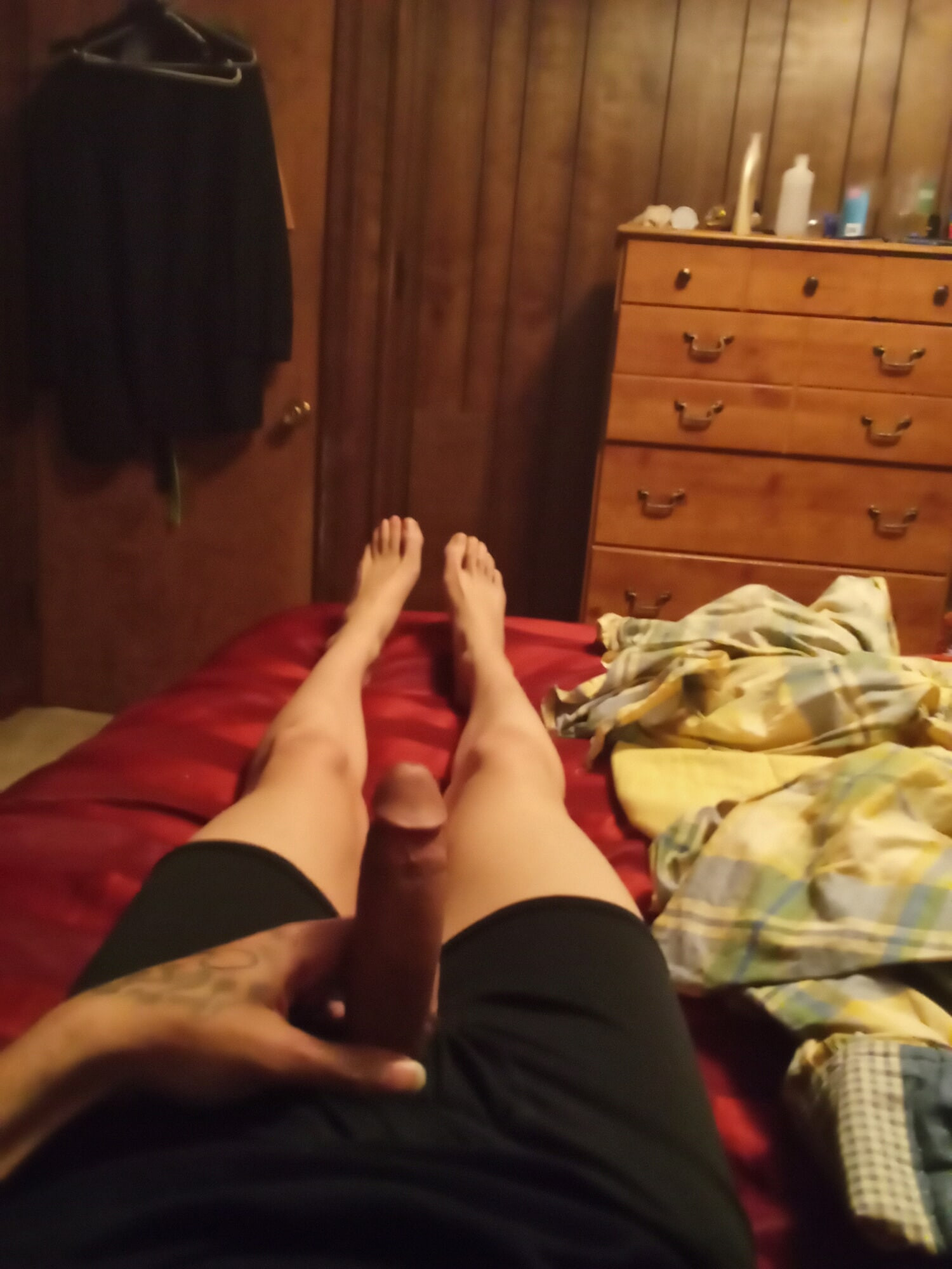 My legs and cock