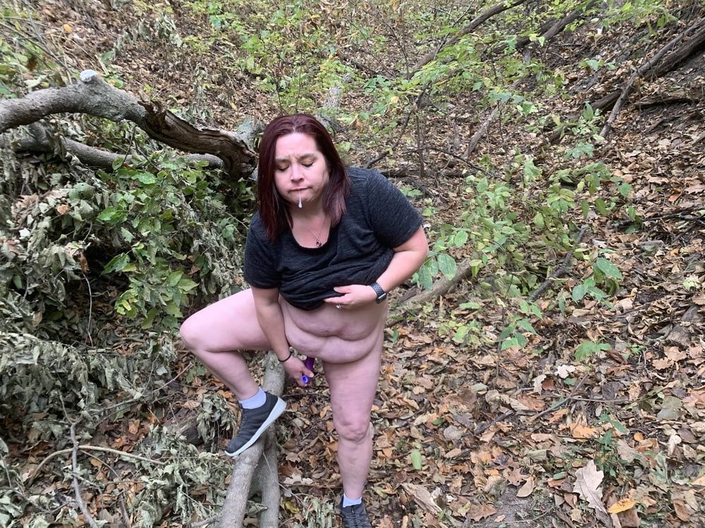 Sexy BBW Pussy in the Woods #4