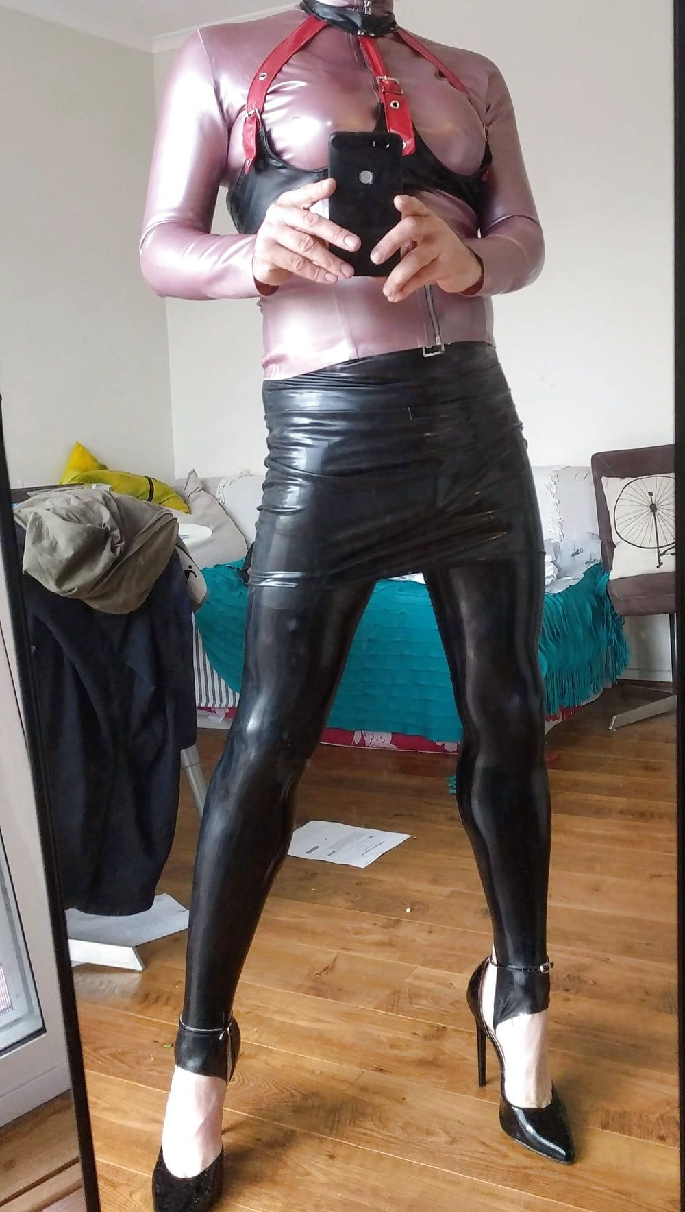 Rose Latex Top - Headless #10