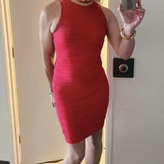 Red dress
