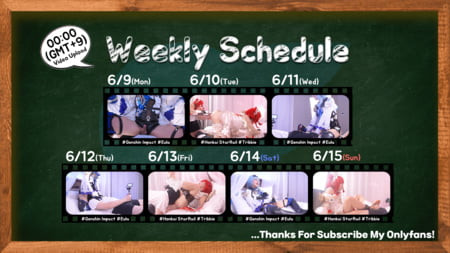 6.9-6.15 UPLOAD SCHEDULE