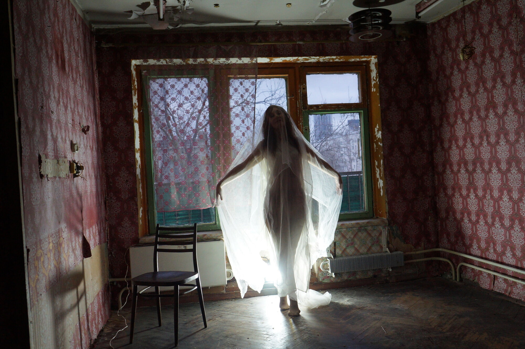Ghost in a-maj in abandoned House #15
