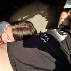 Morning Blowjob during Camping