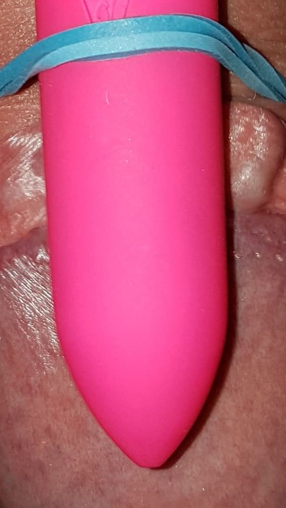 Playing with small vibrator #13