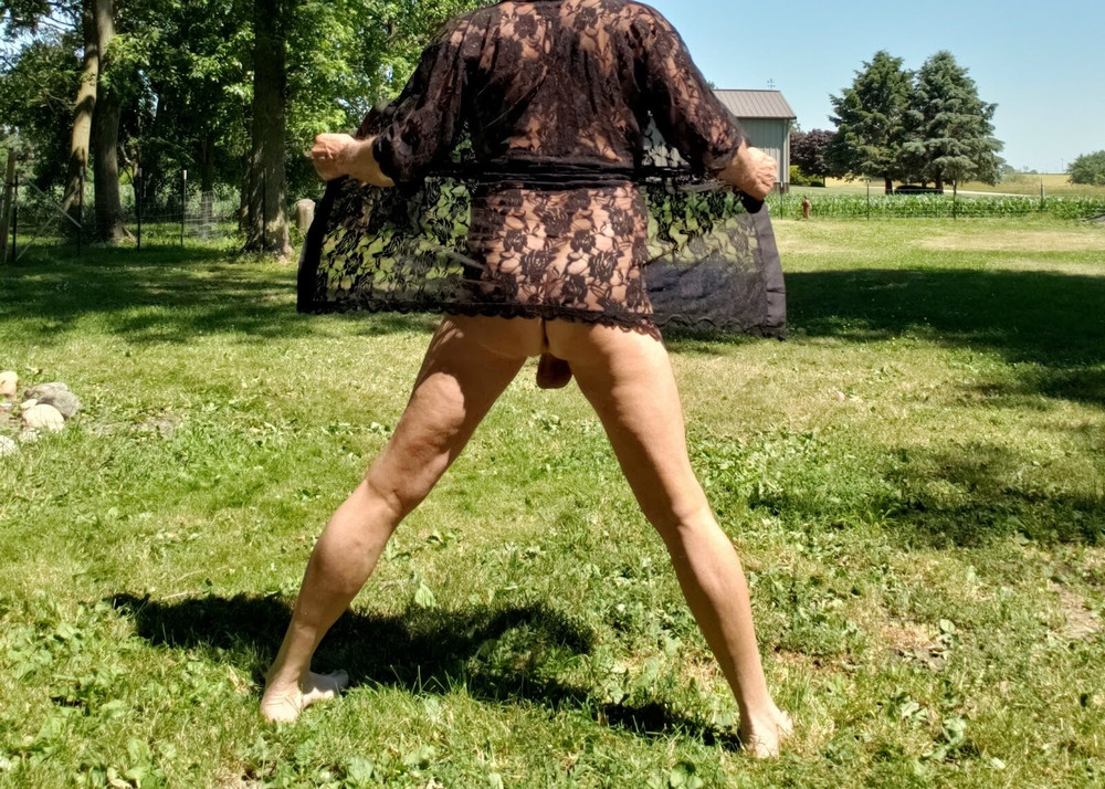Sheer Robe in Public #32