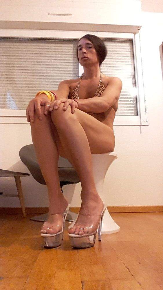 Tygra babe in leopard bikini on summer of 2019. #51