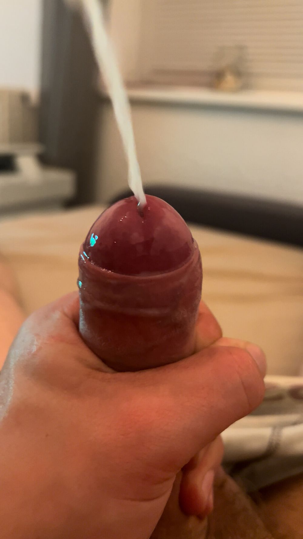 My cock photographed while cumming #4